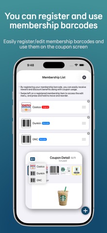 MyCouponBox - Easy Management iPhone screenshot