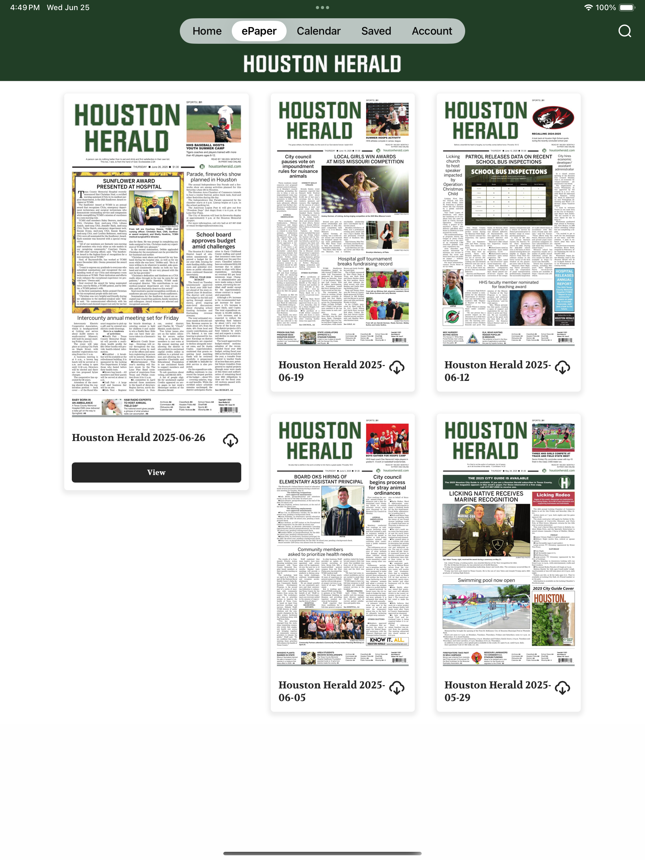 Houston Herald screenshot 10