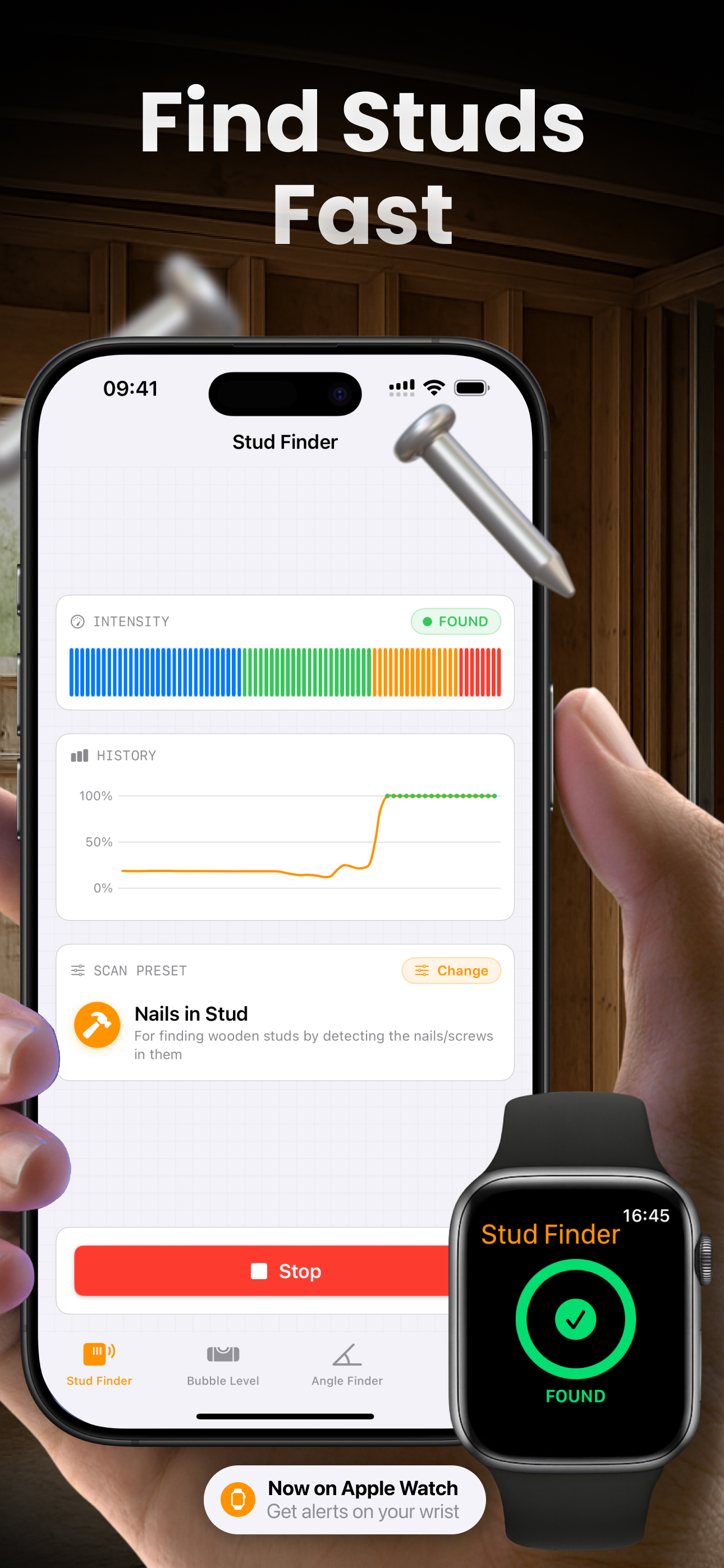 Stud Finder Wall Detector Tool