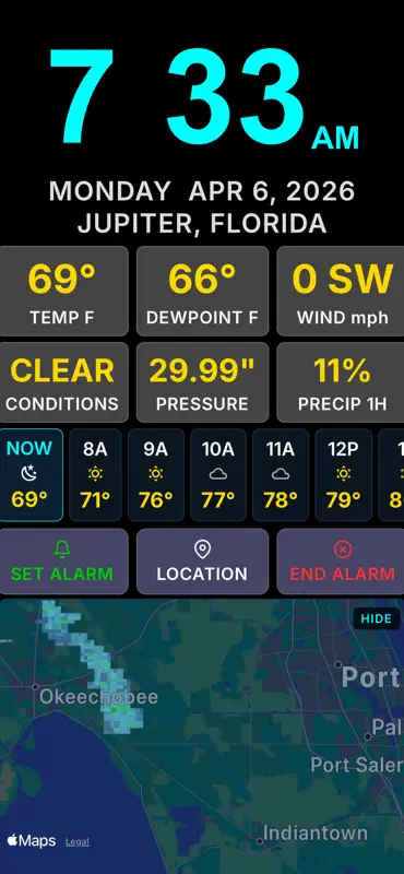 Nightstand Weather and Alarm screenshot 1 of 3