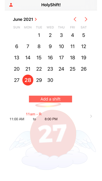 HolyShift! iPhone screenshot 1 - Productivity app