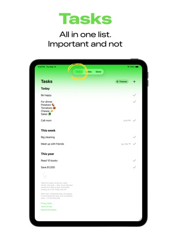 Pulse: tasks & notes iPad screenshot