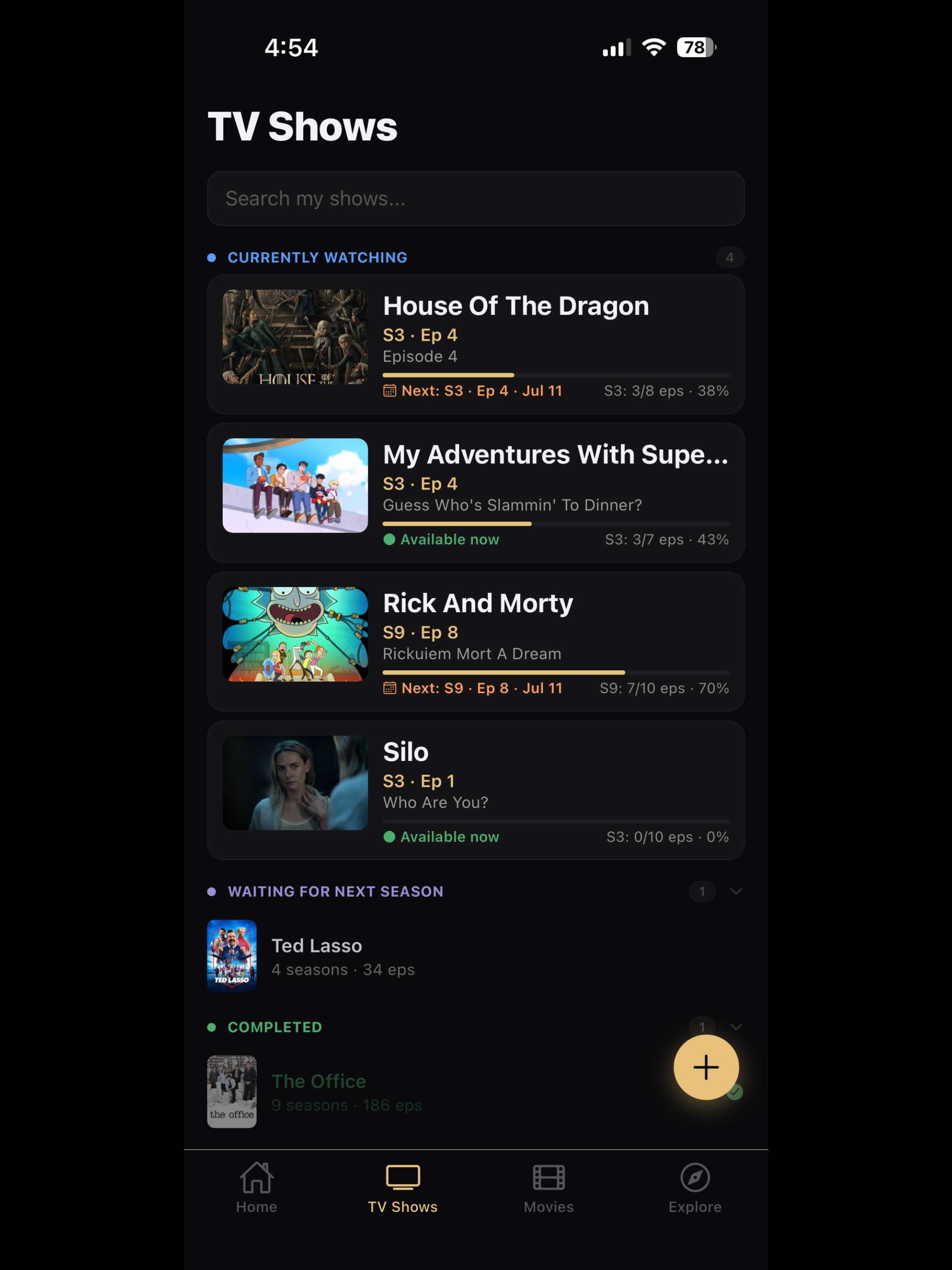 Screened: Log Movies & Shows screenshot 8