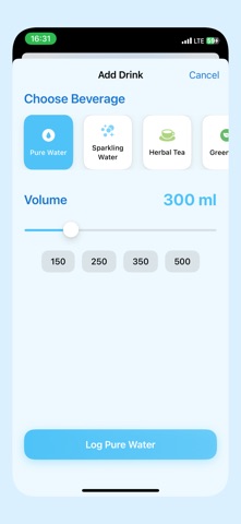 Water tracker hydration Daily Screenshot 2 of 6