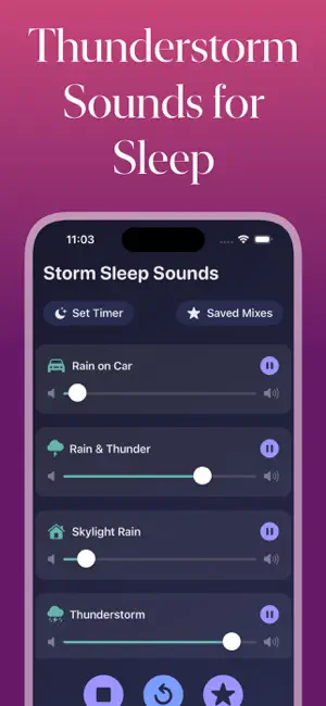 Seren: Rain Sleep Sounds screenshot 1