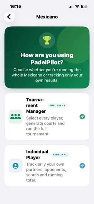 PadelPilot screenshot 2