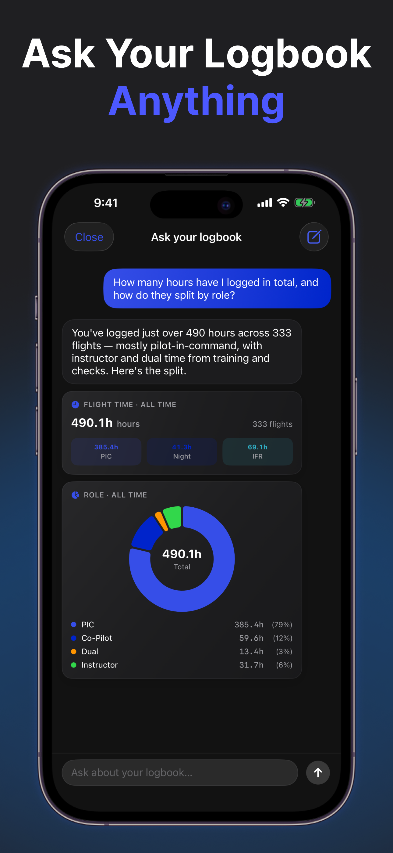 RotorLog: Helicopter Logbook screenshot 9