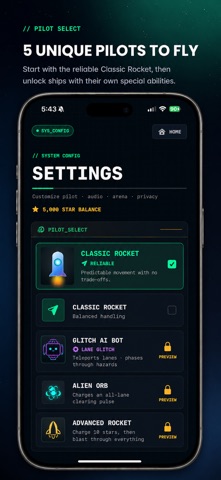 OrbRush: Space Runner Game iPhone screenshot
