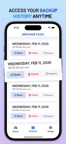 Contact Backup Clean & Restore screenshot