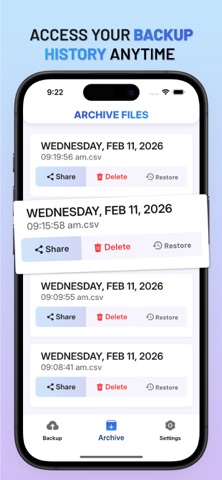 Contact Backup Clean & Restore screenshot