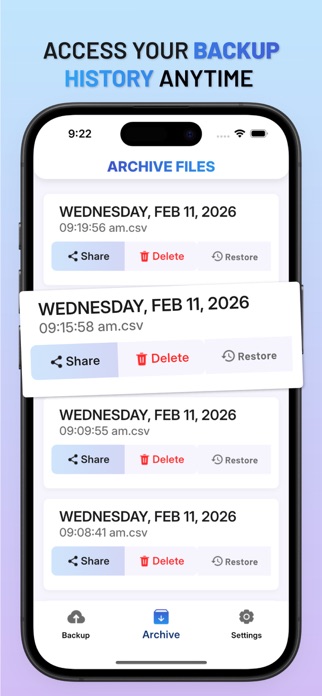 Contact Backup Clean & Restore Screenshot 3 of 4