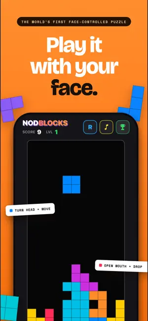 NODBLOCKS: Face Block Puzzle screenshot 1