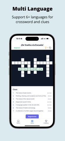 Crossword Learn - AI Puzzles Screenshot 3 of 5