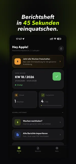 BerichtsheftKI screenshot 1