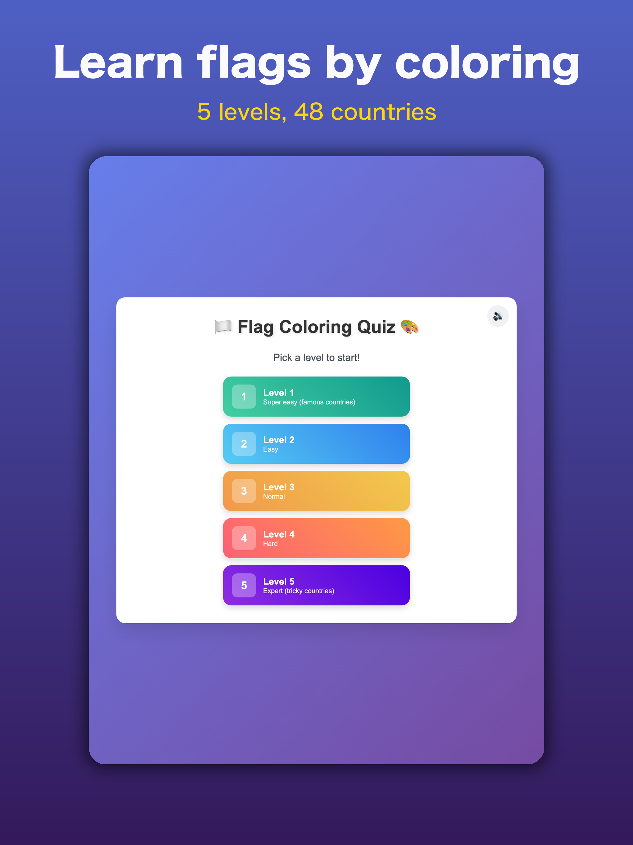 Paint the Flags: World Quiz screenshot 5