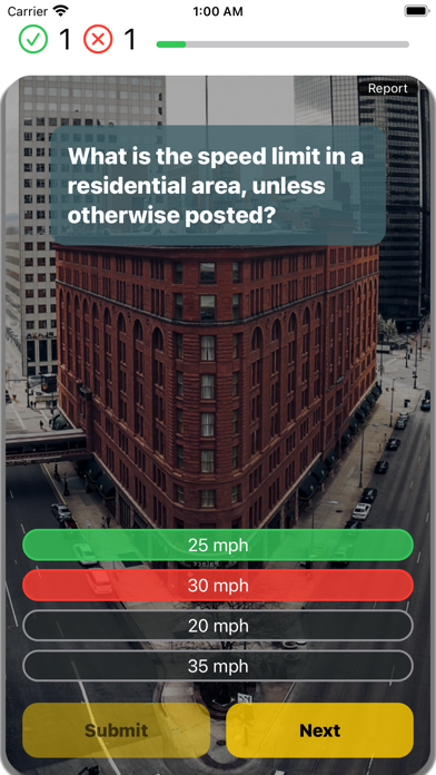 Colorado DMV Practice 2025 Screenshot