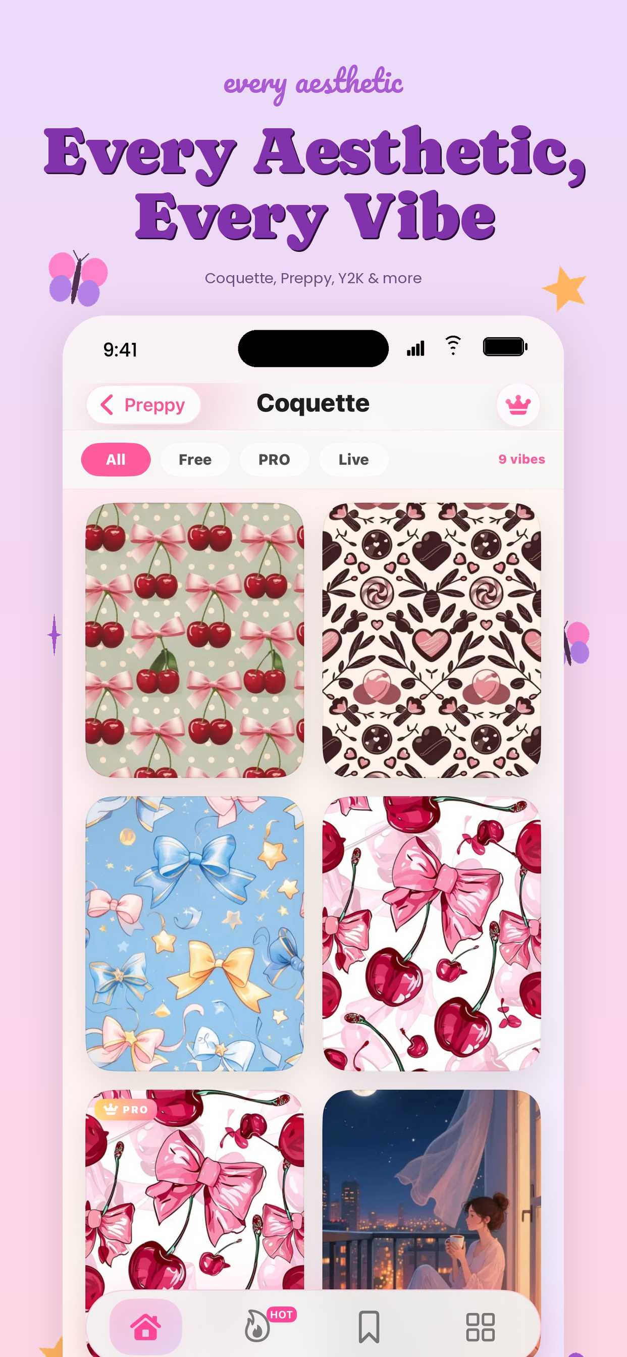 Preppy Wallpaper: Pink Cute screenshot 5