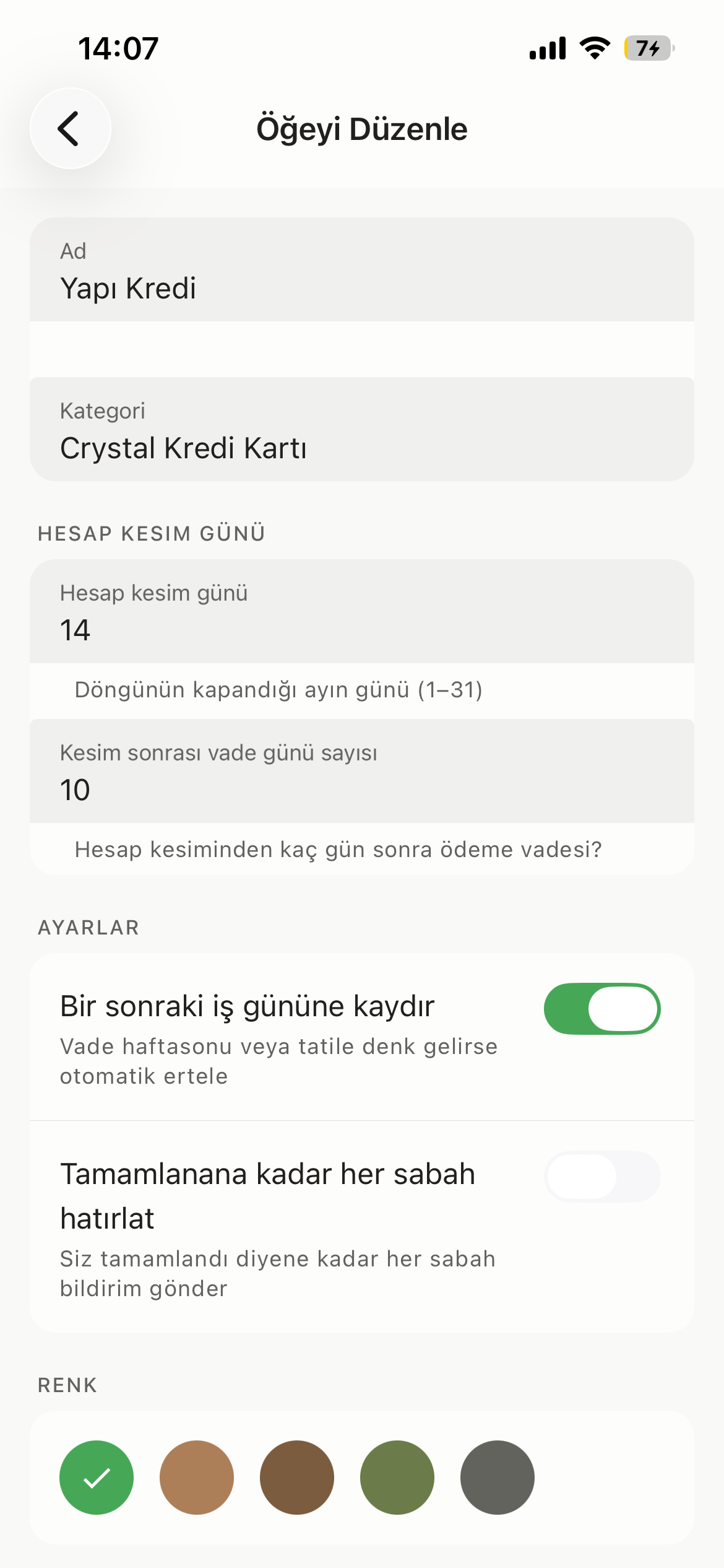 ÇamSoft - Ödeme Hatırlatıcı screenshot 4