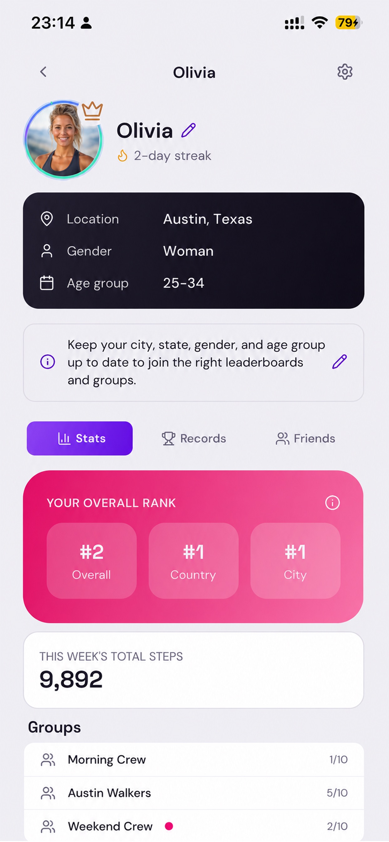 Screenshot 2 of Stepper