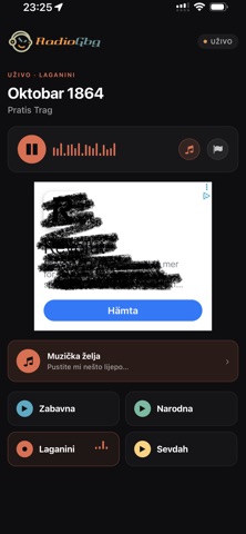 Radio Gbg screenshot
