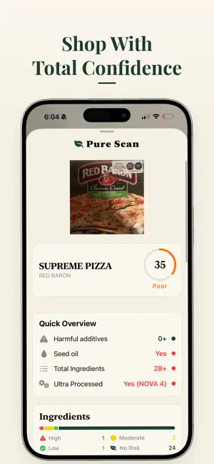 Pure Scan: Ingredient Checker screenshot 4