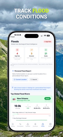 Earthwise Disaster Tracker screenshot