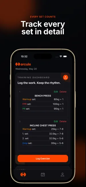 Hercule - Fitness Tracker screenshot 1