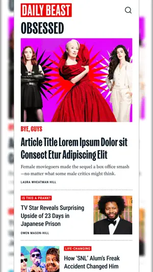 Daily Beast screenshot 1