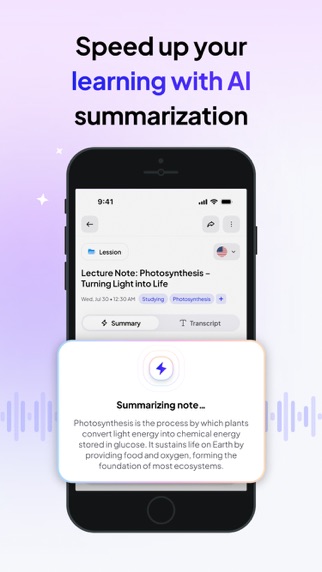 Summary AI: Voice Note Taker Screenshot 6 of 7