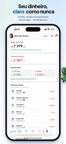 Dinzo: Finanças Pessoais e IA screenshot
