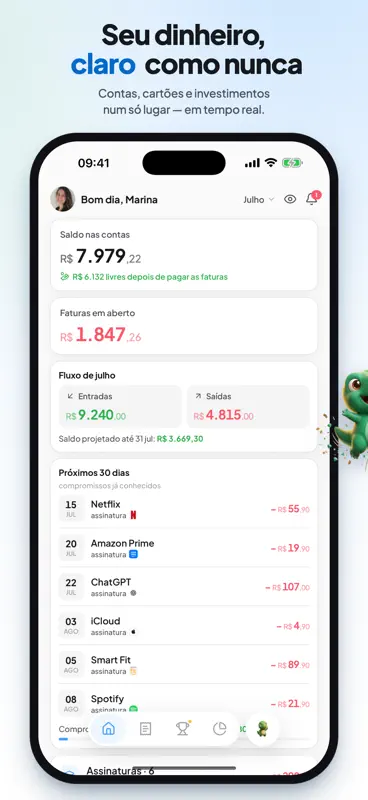 Dinzo: Finanças Pessoais e IA screenshot 1 of 6