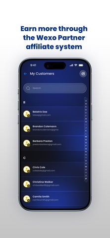 Wexo Partner screenshot