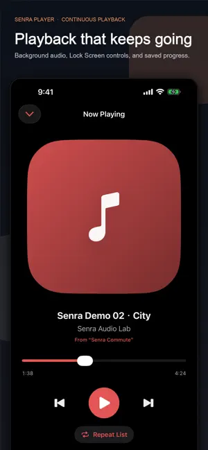Senra Player screenshot 2