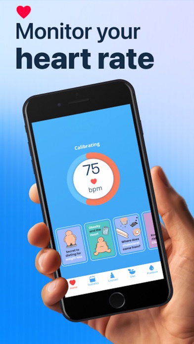 Screenshot #1 for Heart Rate Monitor - Pulse HR