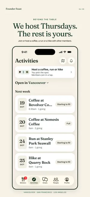 Founder Feast screenshot 4
