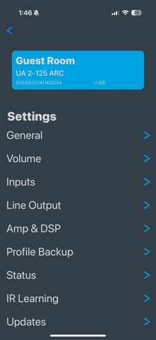 SonARC for Sonance UA Series screenshot