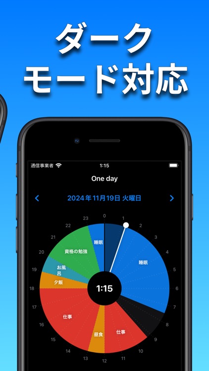 One day：円グラフの1日予定表 screenshot-3