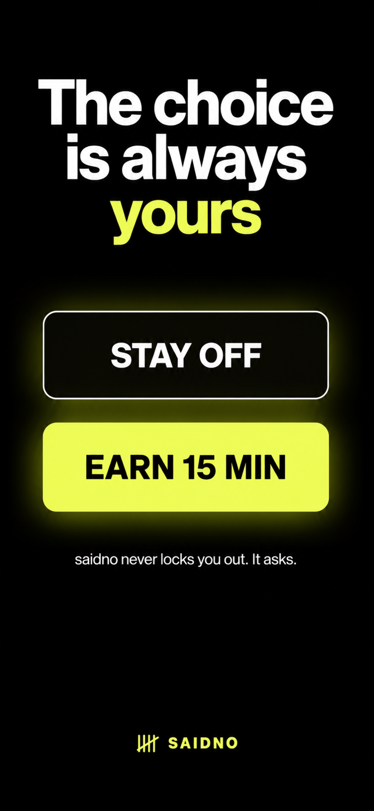 SaidNo - Screen Time Control screenshot 7