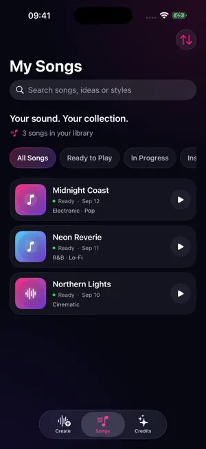 MELOARA: AI Song Maker screenshot 3