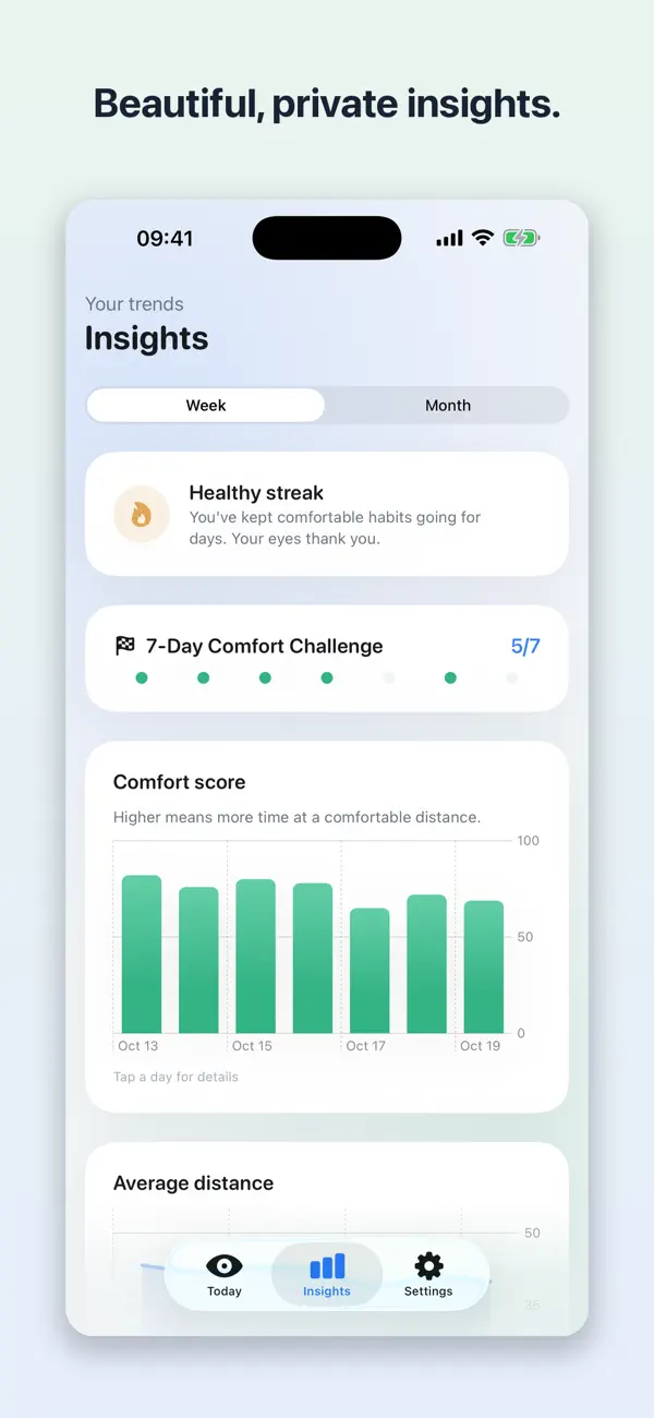 Eye+: Eye Care & Distance screenshot