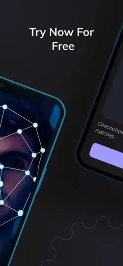 Captura de pantalla de AI Face Scan App en iPhone 2