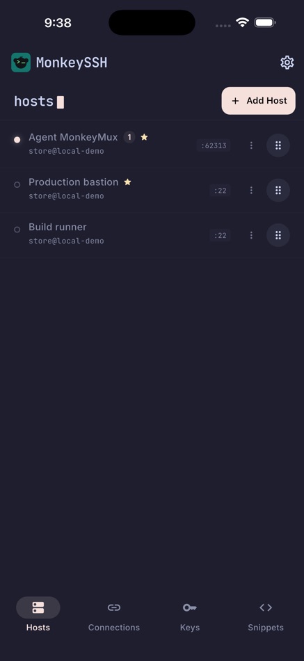 #2. MonkeySSH (iOS) De: Depollsoft