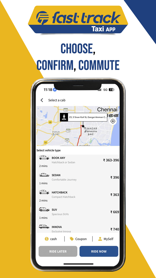 #5. Fasttrack Cabs (iOS) โดย: Fasttrack Pvt Ltd
