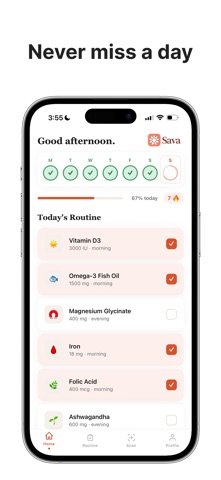 Sava: Supplement Tracker Screenshot 2 of 5