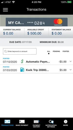 ThriventCU Credit Card screenshot 3