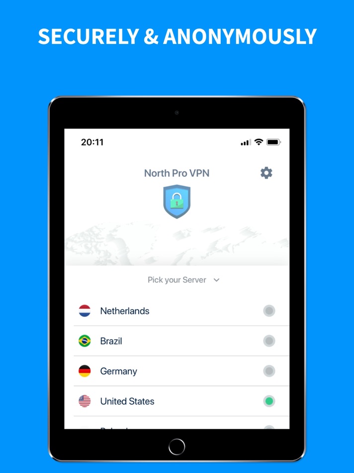 #3. North VPN – Fast & Secure (iOS) 由: Alberun Teknoloji Anonim Şirketi