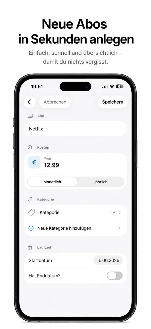 Screenshot #3 pour AboFalle – Abos verwalten