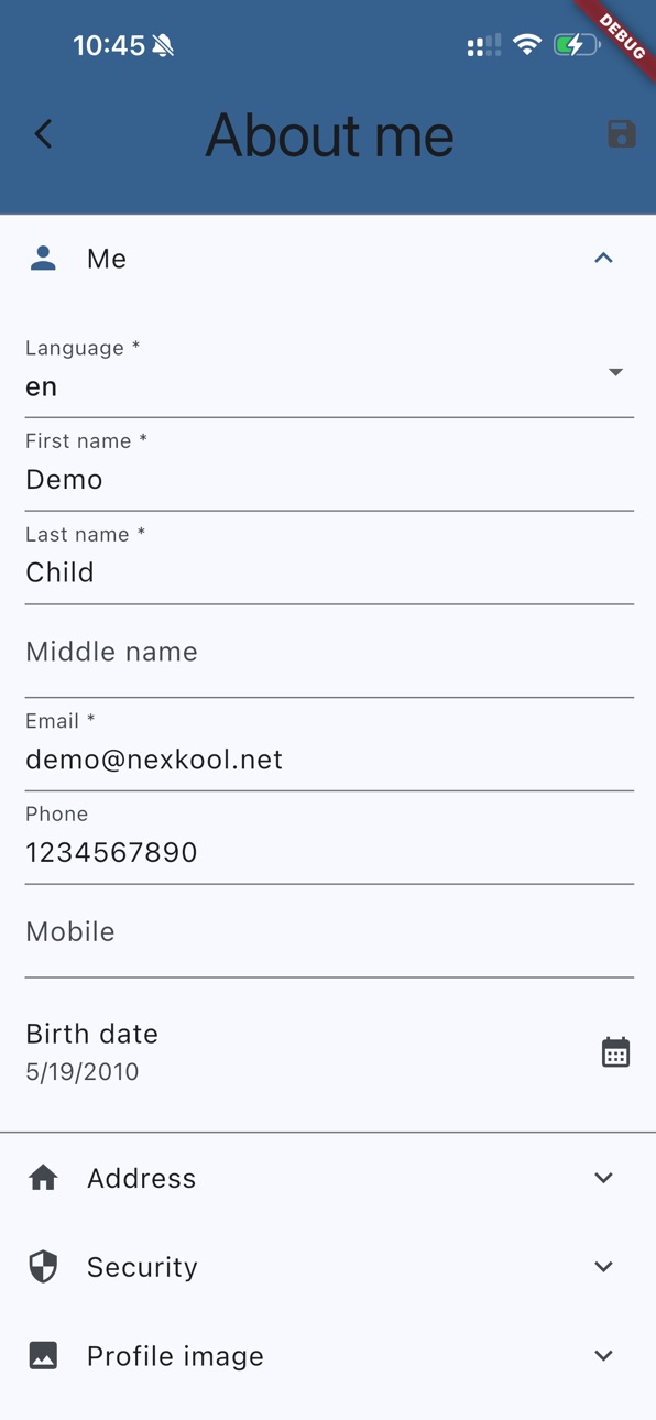 iPhone screenshot