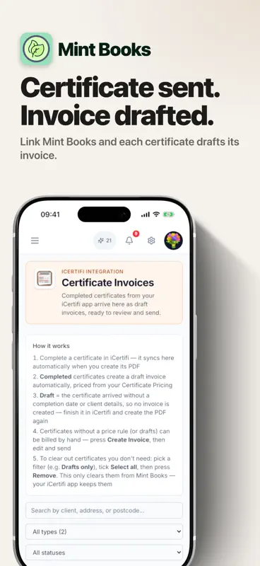 iCertifi Cloud Pro: Sync screenshot 9 of 10