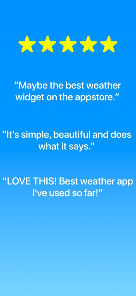 #9. widget weather (iOS) Με: Trond Rossvoll